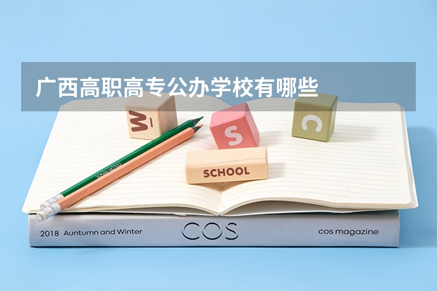 广西高职高专公办学校有哪些