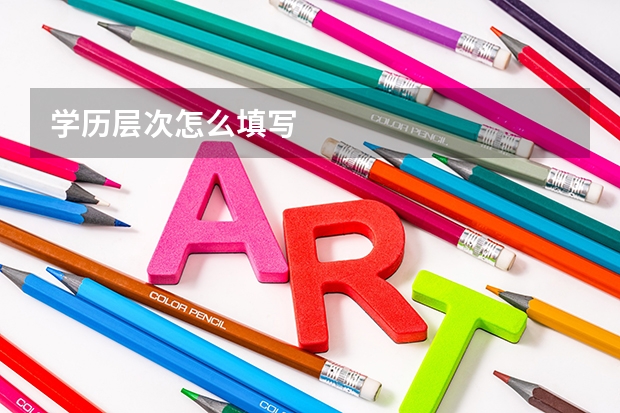 学历层次怎么填写