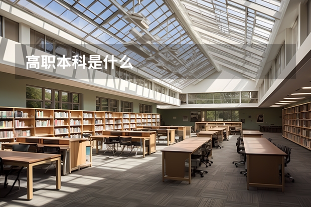 高职本科是什么